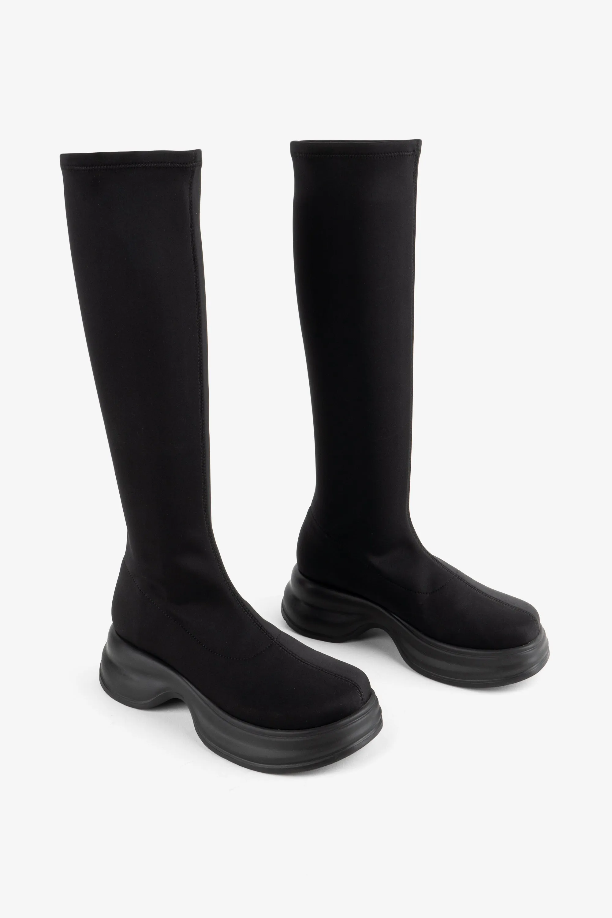 MALMO STRETCH KNEE HIGH BOOT sold by Intentionally Blank