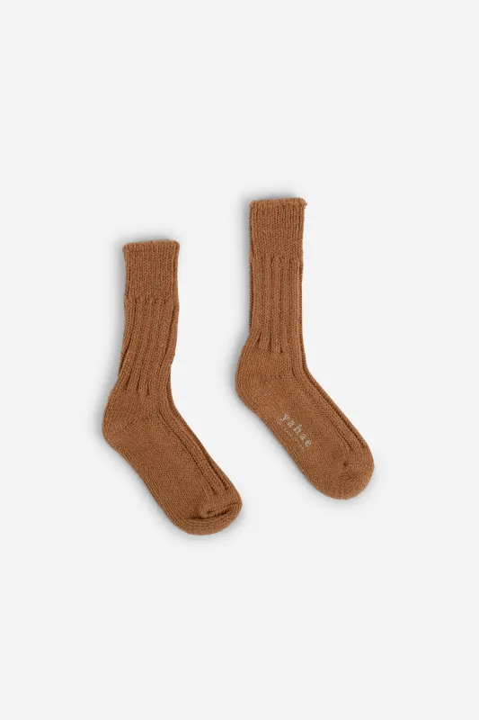 ORGANIC COTTON ROW GAUGE SOCKS made by Intentionally Blank
