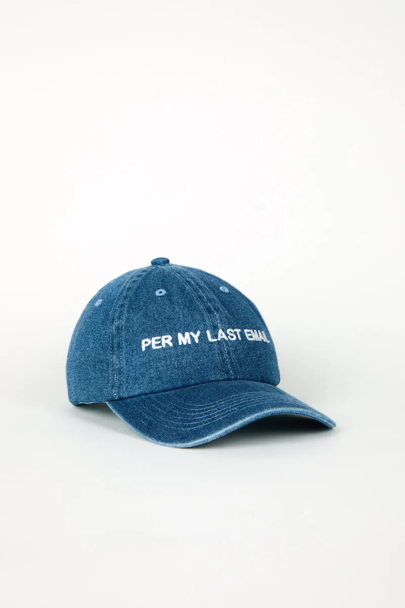 PER MY LAST DAD CAP sold by Intentionally Blank