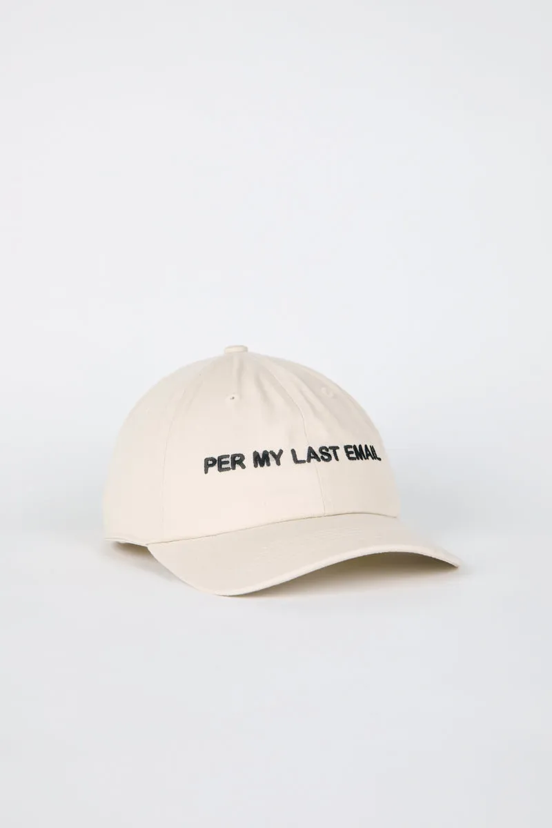 PER MY LAST DAD CAP sold by Intentionally Blank product image thumbnail 4
