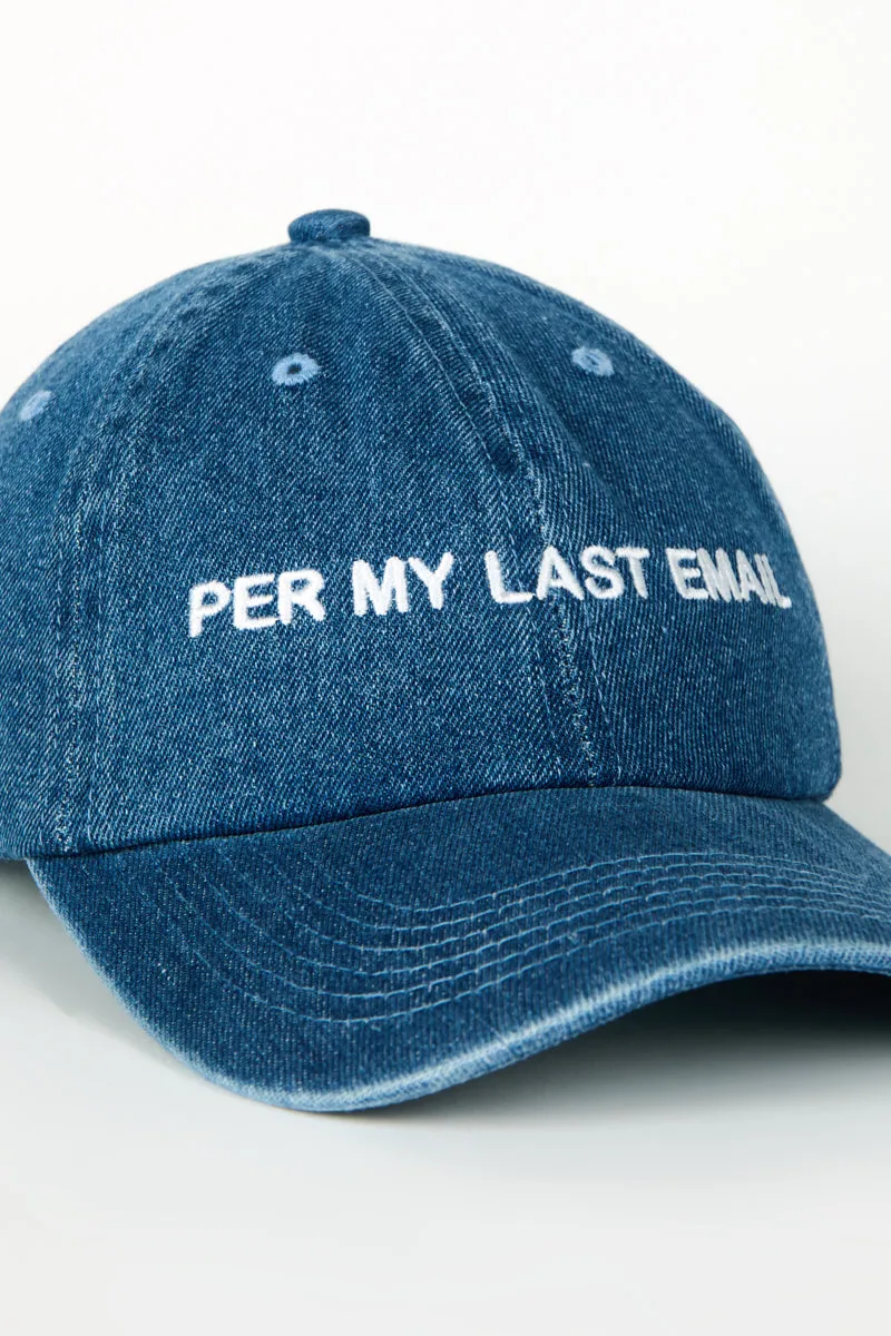 PER MY LAST DAD CAP sold by Intentionally Blank product image thumbnail 2