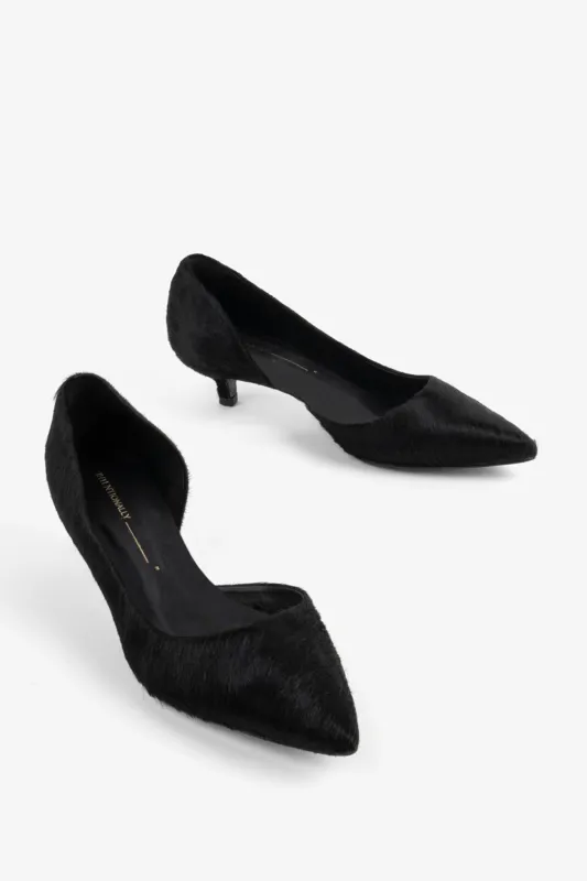 COSTA COWHIDE KITTEN HEEL made by Intentionally Blank