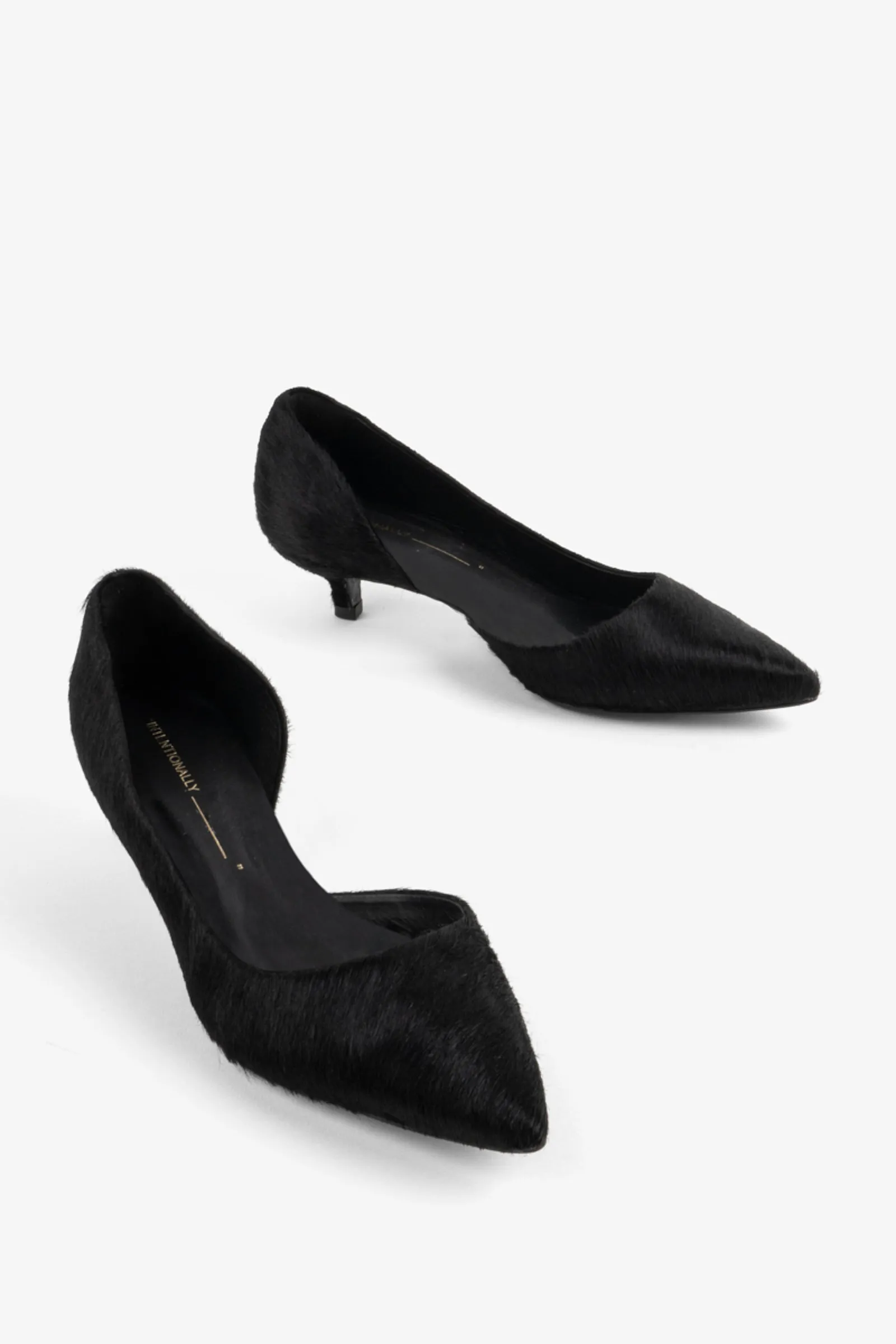 COSTA COWHIDE KITTEN HEEL sold by Intentionally Blank