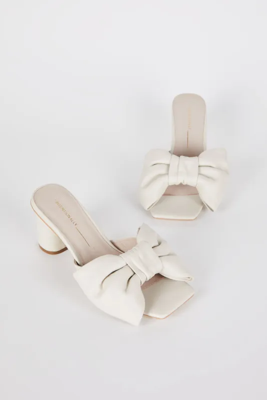 KRISELDA LEATHER HEEL made by Intentionally Blank
