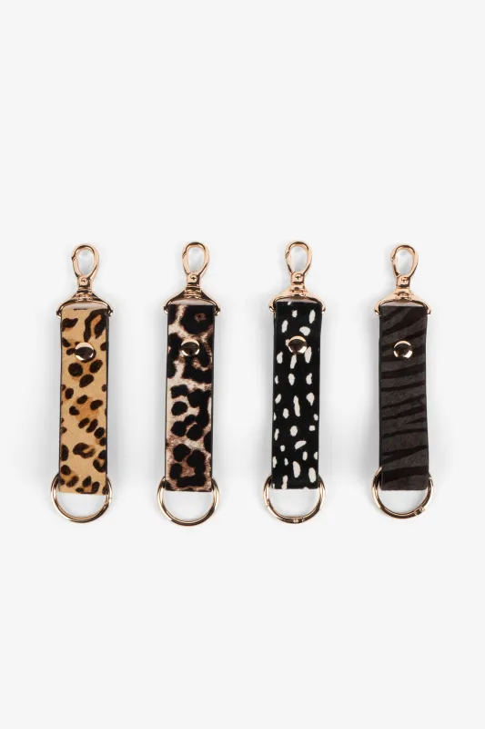 STORE HOUSE ANIMAL PRINT KEYRING made by Intentionally Blank