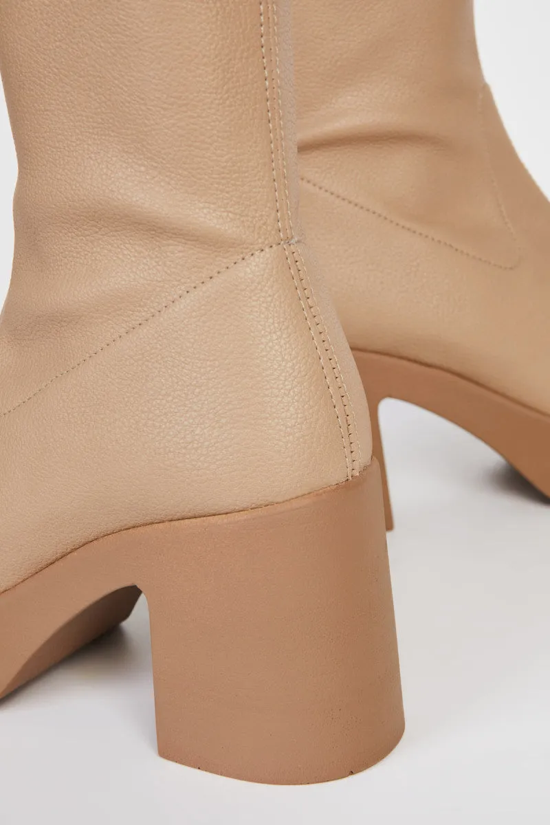 MARLOWE VEGAN PLATFORM BOOT sold by Intentionally Blank product image thumbnail 4