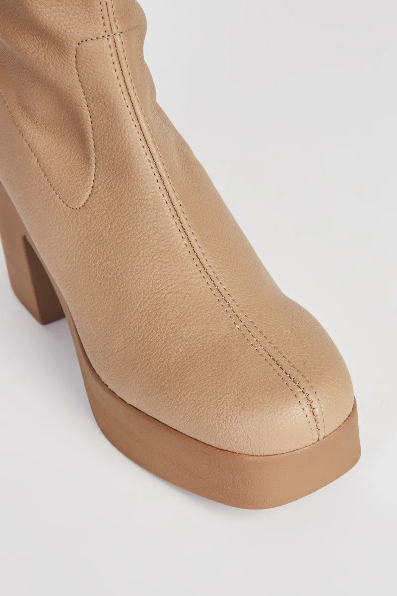 MARLOWE VEGAN PLATFORM BOOT sold by Intentionally Blank product image thumbnail 3