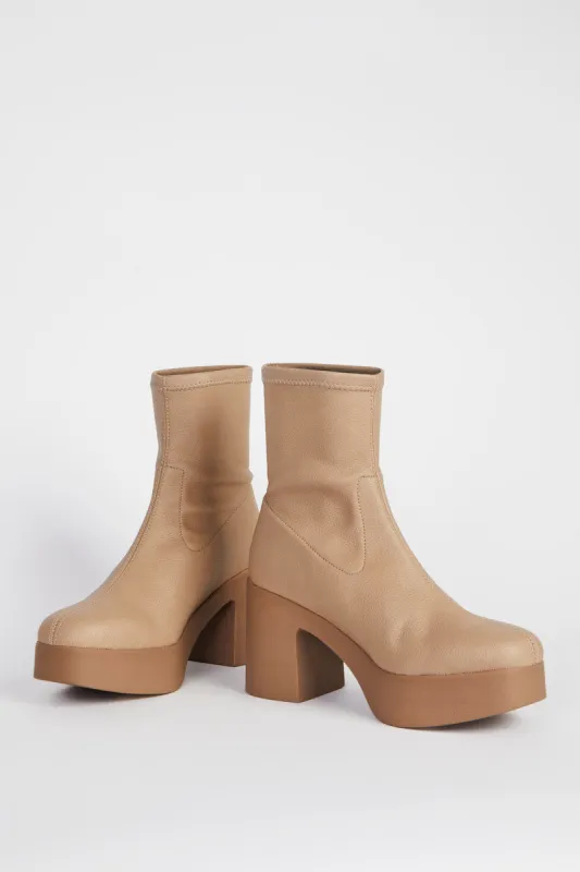MARLOWE VEGAN PLATFORM BOOT sold by Intentionally Blank