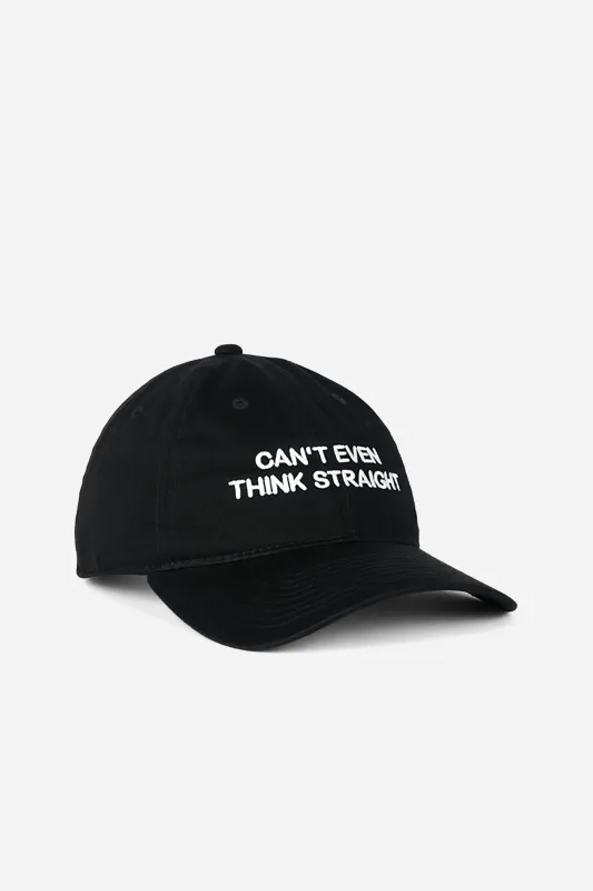 CANT EVEN THINK STRAIGHT DAD CAP sold by Intentionally Blank
