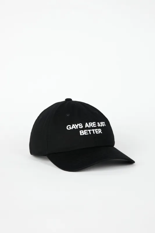 GAYS ARE JUST BETTER DAD CAP sold by Intentionally Blank