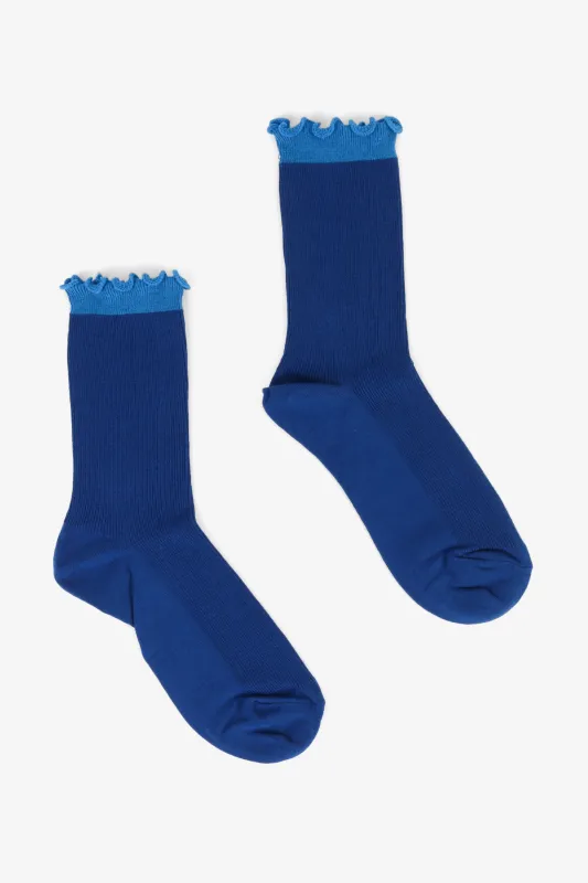 NOD TONAL RUFFLE SOCK sold by Intentionally Blank