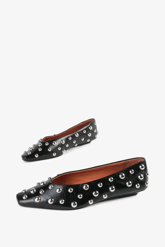 SWITCH DOME STUDDED FLATS made by Intentionally Blank
