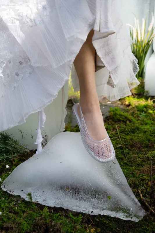 NESSA JELLY SLINGBACK BALLET FLAT made by Intentionally Blank