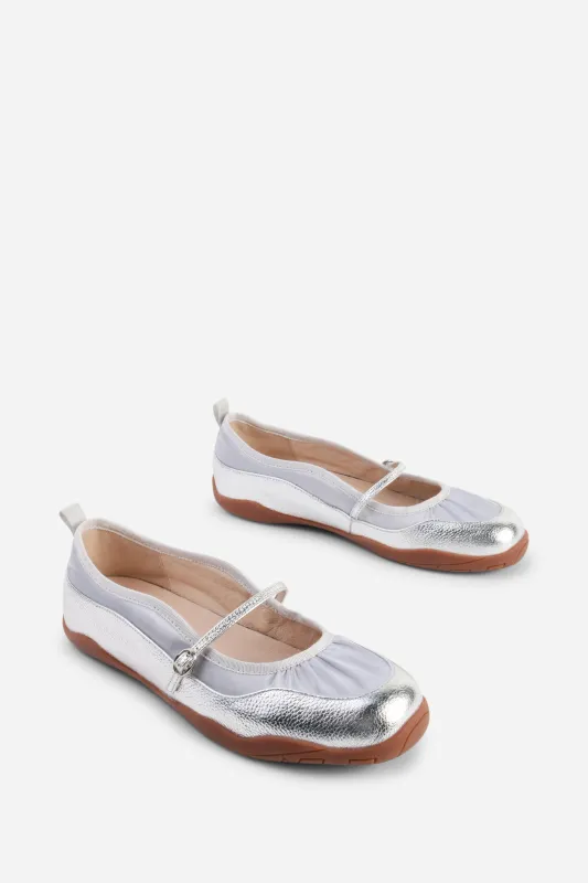 PULSE LEATHER MARY JANE BALLET SNEAKER made by Intentionally Blank