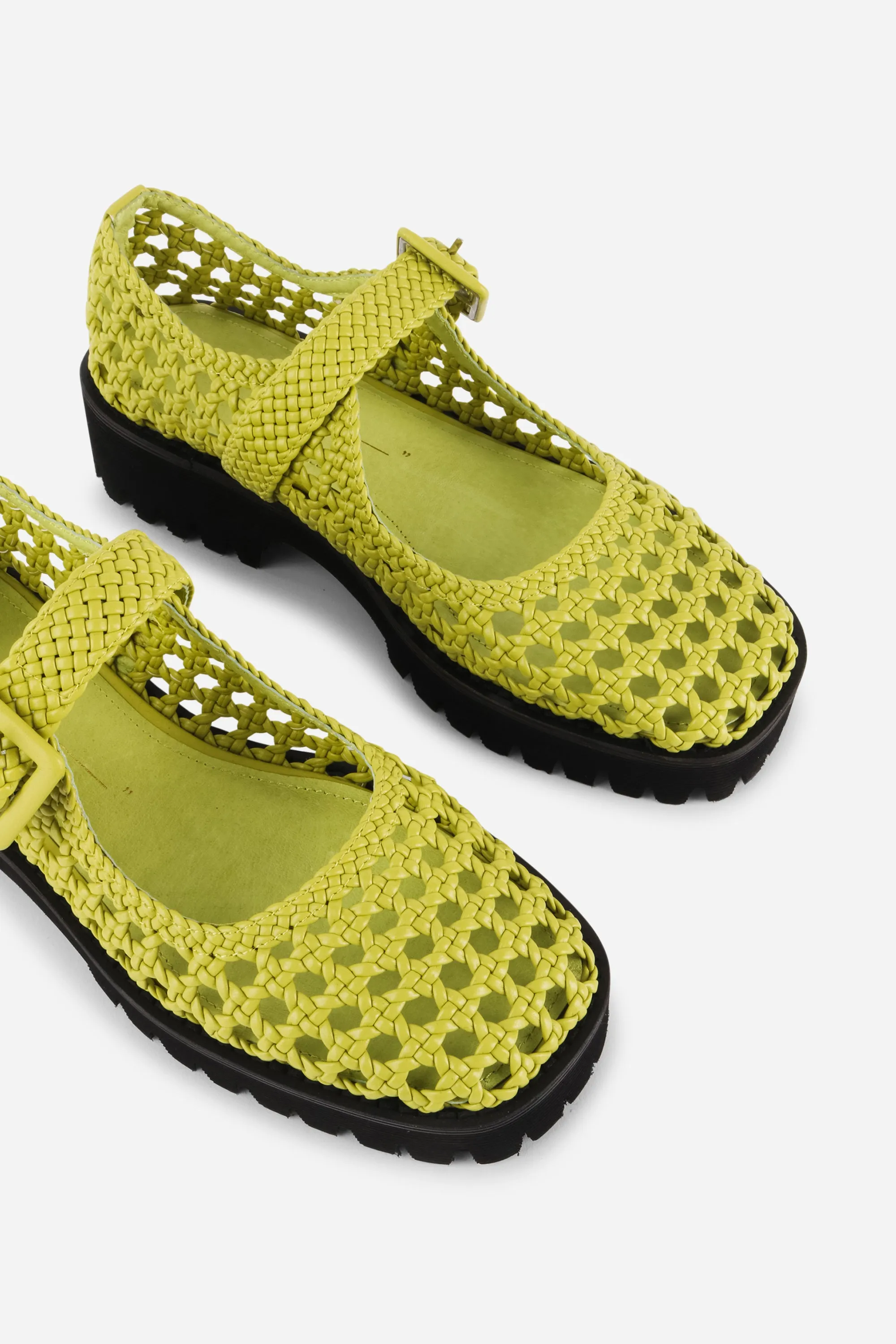 VERONIQUE WOVEN MARY JANE FLAT sold by Intentionally Blank product image thumbnail 4