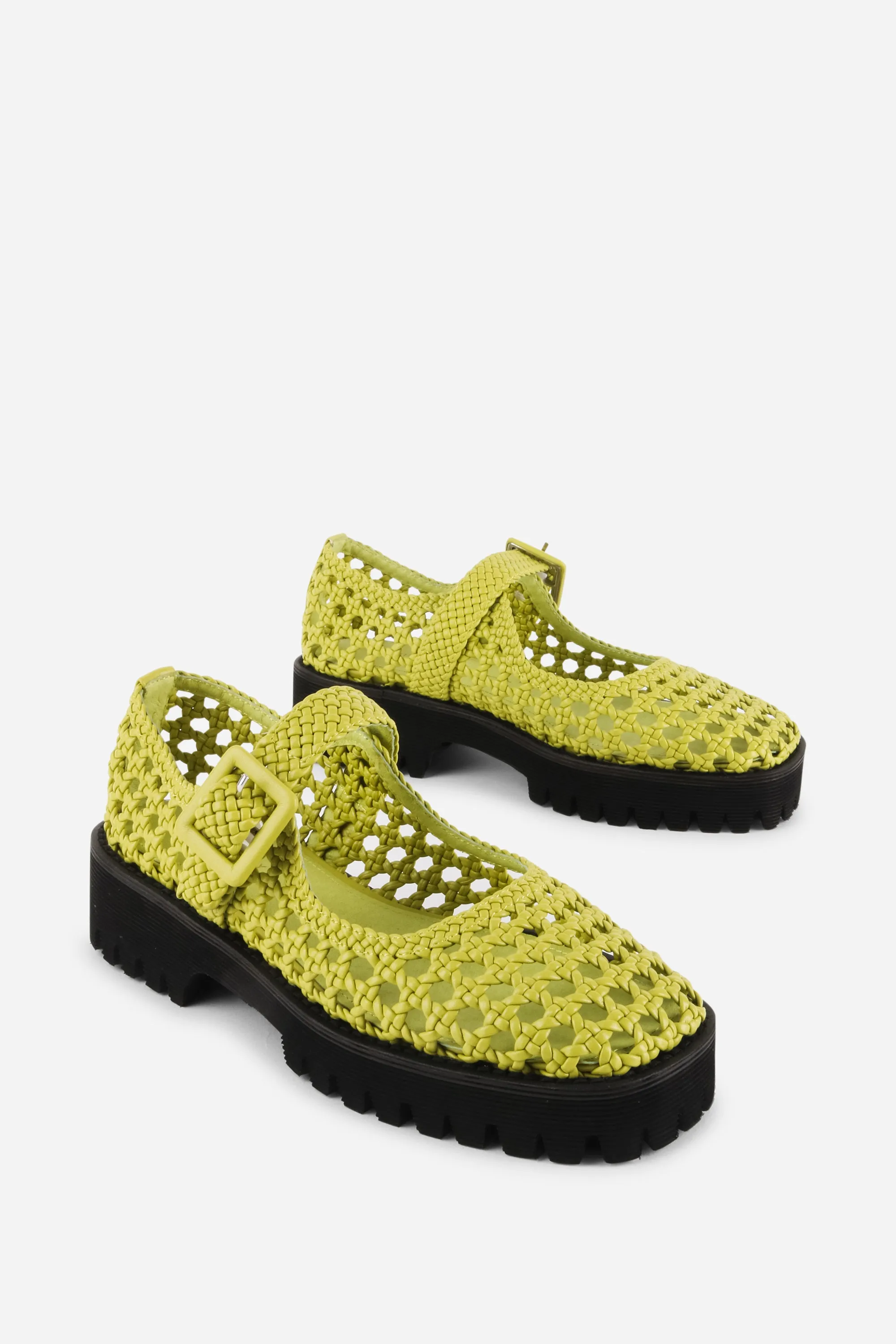 VERONIQUE WOVEN MARY JANE FLAT sold by Intentionally Blank product image thumbnail 3