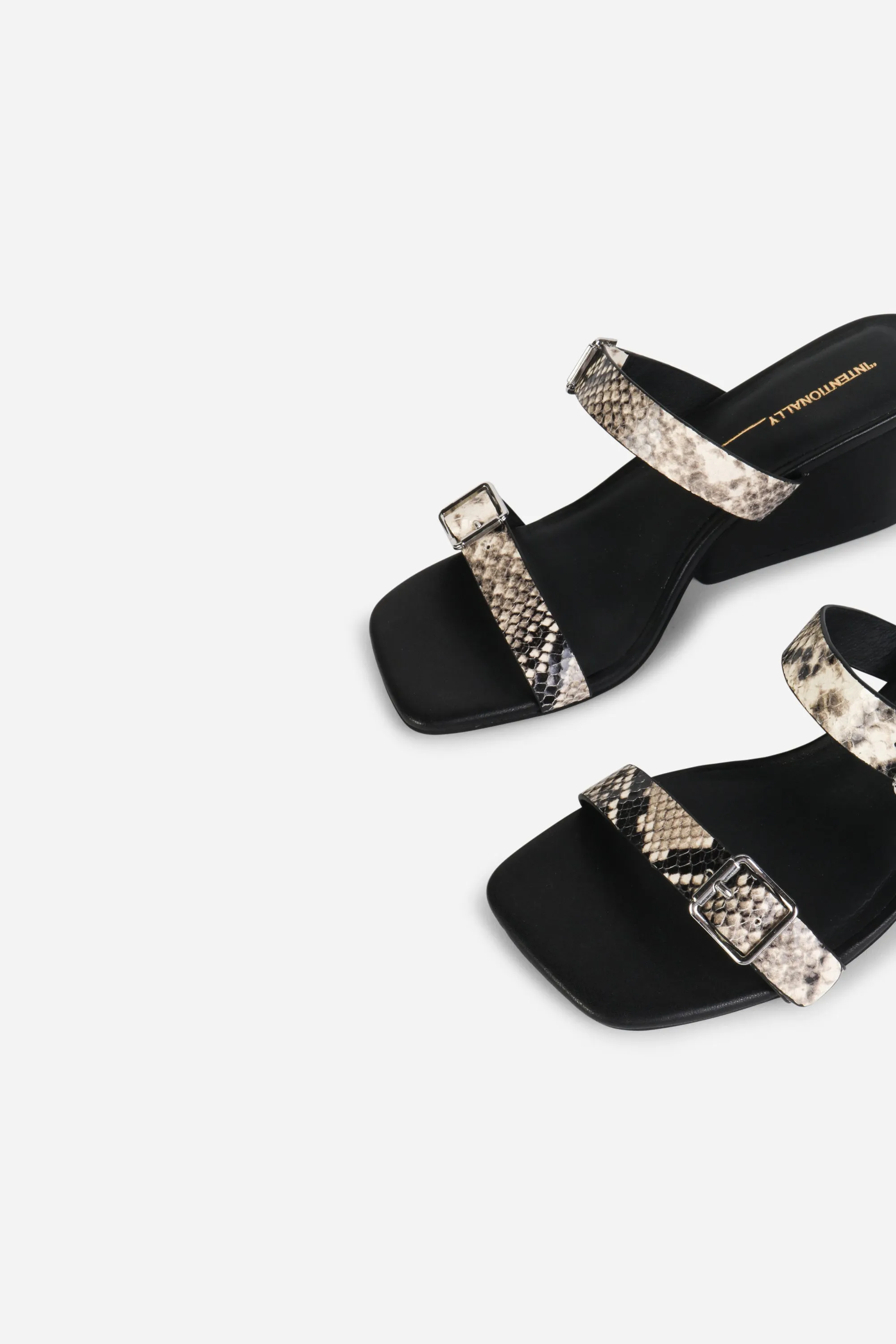 SURRENDER SNAKE EMBOSSED WEDGE HEEL sold by Intentionally Blank product image thumbnail 3