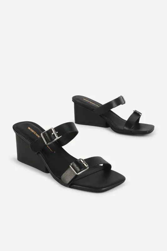 SURRENDER LEATHER WEDGE HEEL made by Intentionally Blank