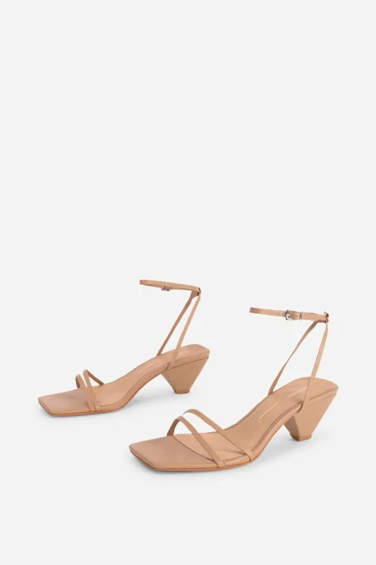 PRETTY PLEASE LEATHER HEEL made by Intentionally Blank