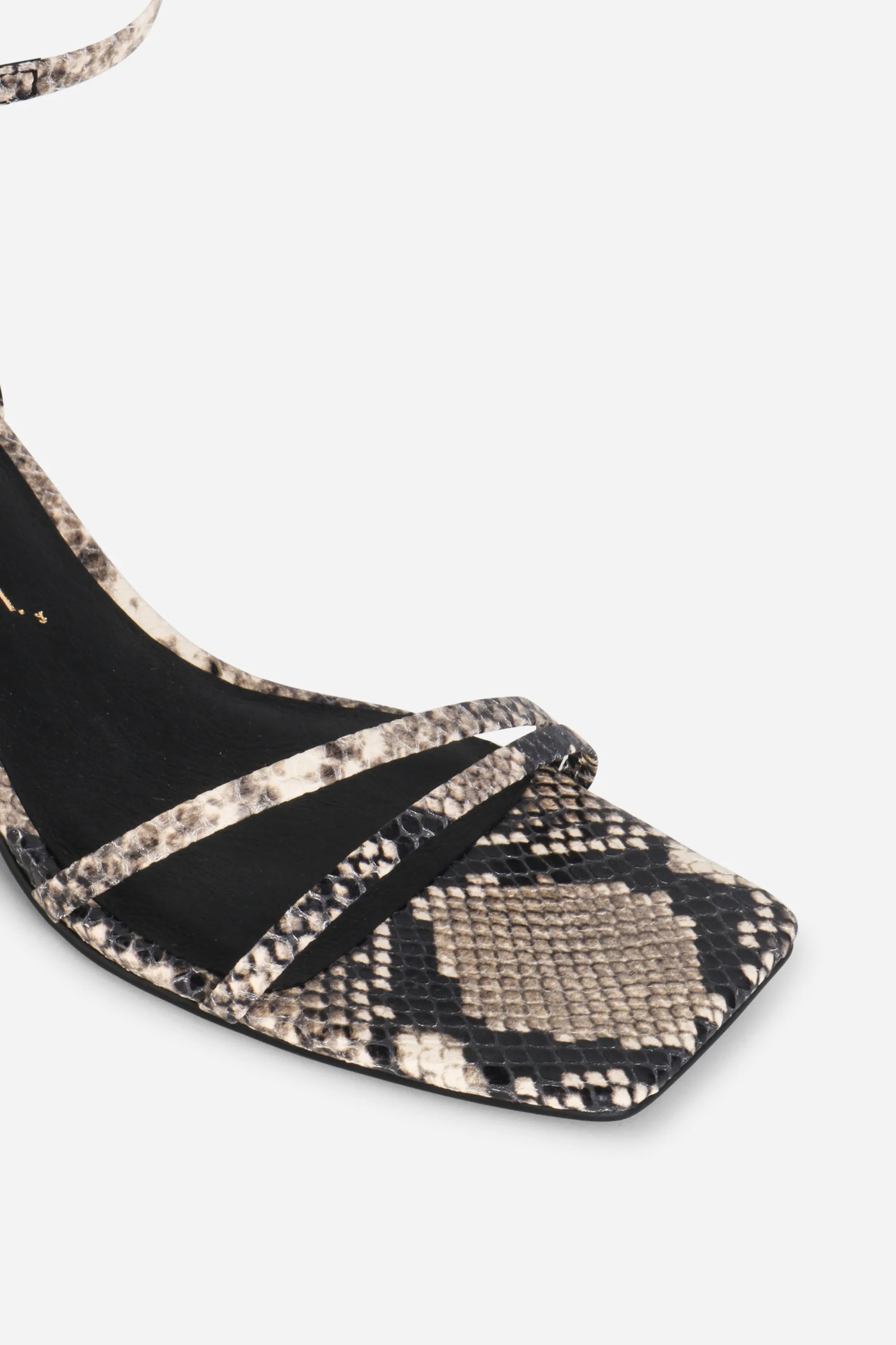 PRETTY PLEASE SNAKE EMBOSSED HEEL sold by Intentionally Blank product image thumbnail 3