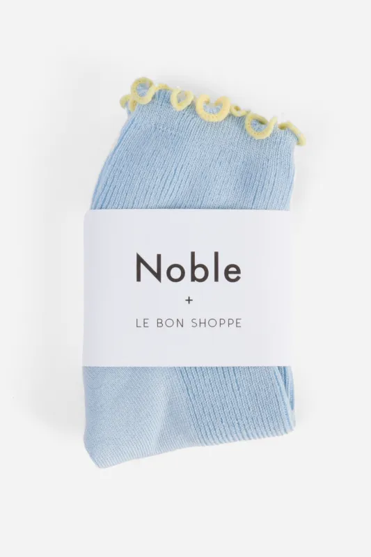 THE PETITE RUFFLED MODAL SOCKS made by Intentionally Blank