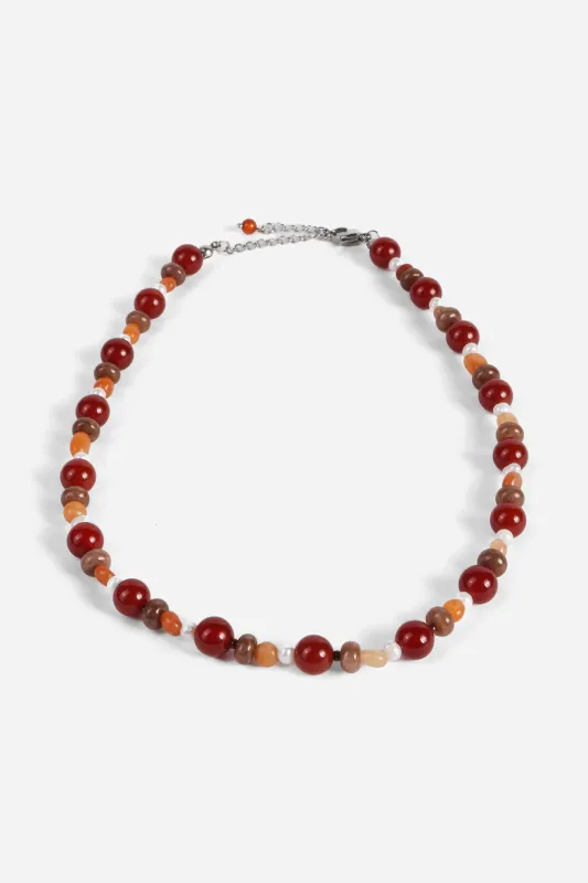 ENO GEMSTONE NECKLACE made by Intentionally Blank