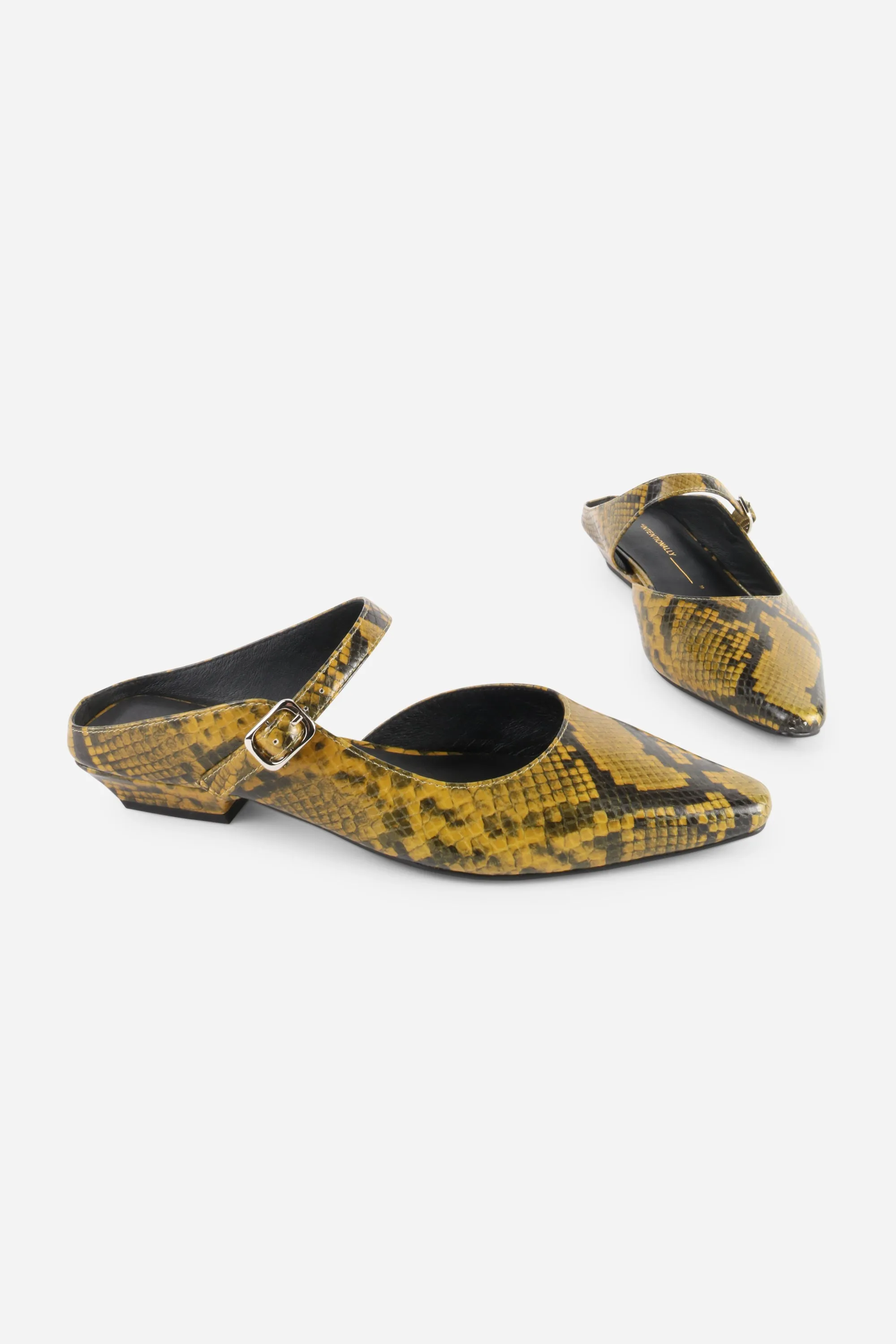 NONA SNAKE EMBOSSED MARY JANE sold by Intentionally Blank product image thumbnail 3