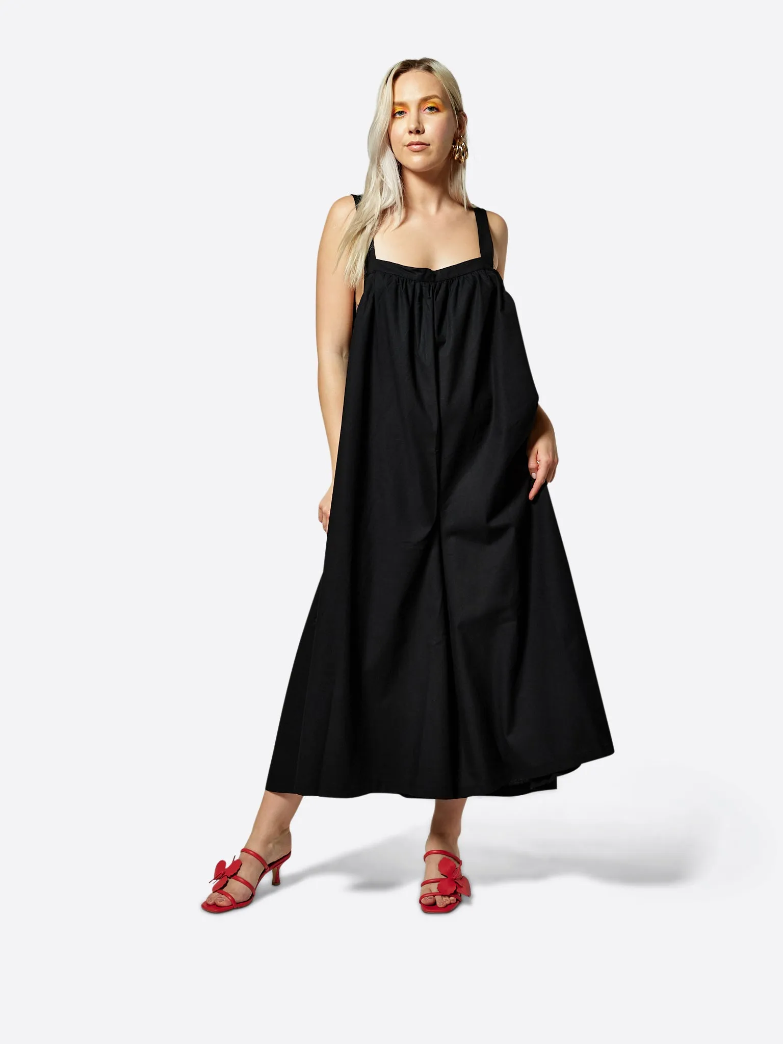 DELPHINE LINEN OVERALLS sold by Intentionally Blank product image thumbnail 5