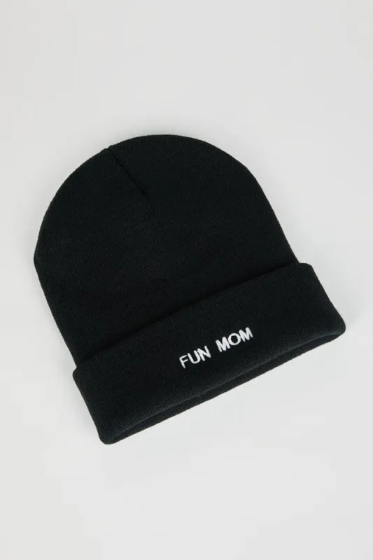FUN MOM KNIT BEANIE made by Intentionally Blank