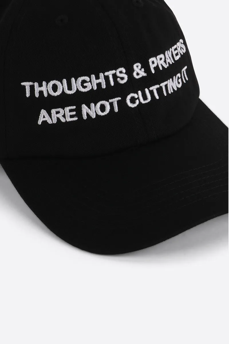 THOUGHTS & PRAYERS DAD CAP sold by Intentionally Blank product image thumbnail 2