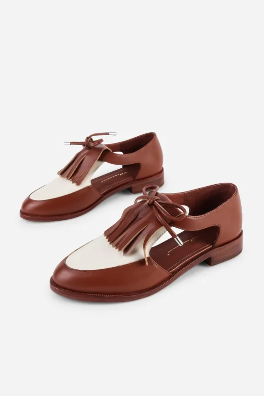 TOCK CUTOUT TASSEL OXFORD made by Intentionally Blank