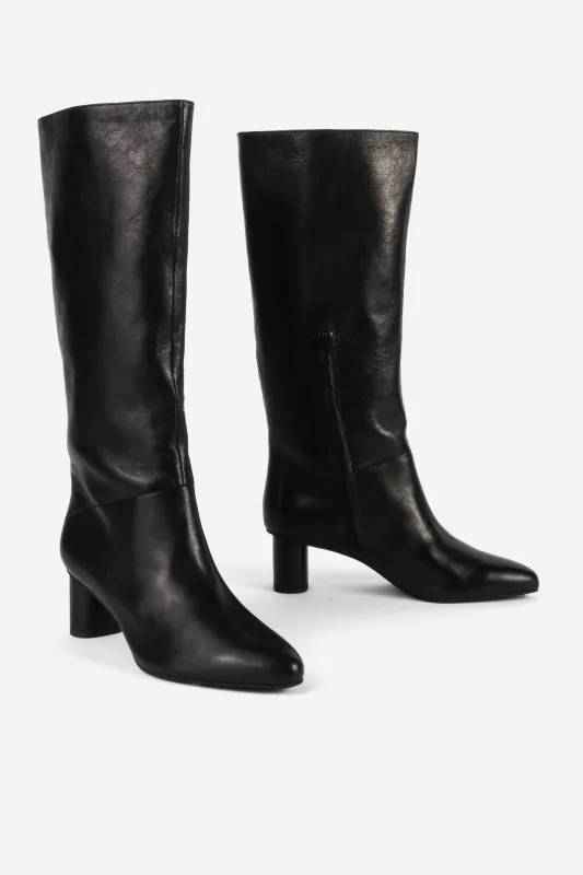 BRAY LEATHER KNEE HIGH BOOT made by Intentionally Blank