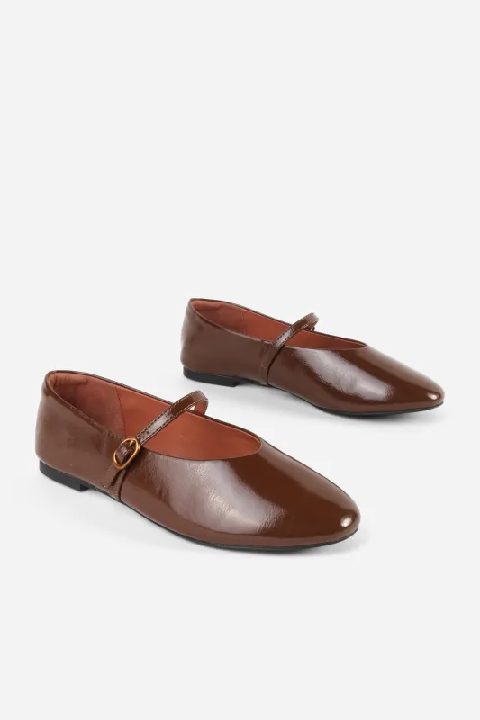 LARISA PATENT MARY JANE BALLET FLAT made by Intentionally Blank