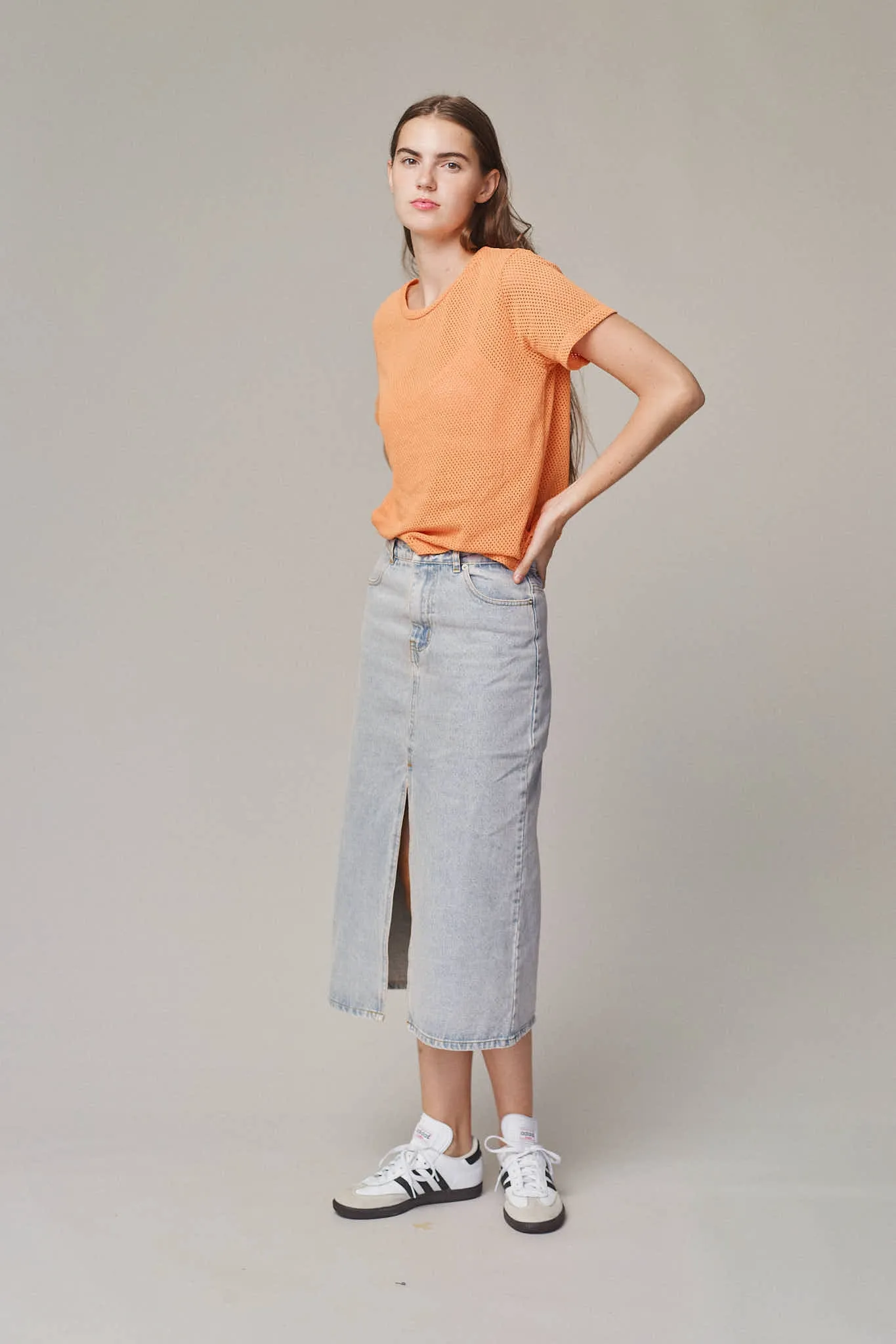 Carmen Mesh Cropped Tee - Sale Colors sold by Jungmaven