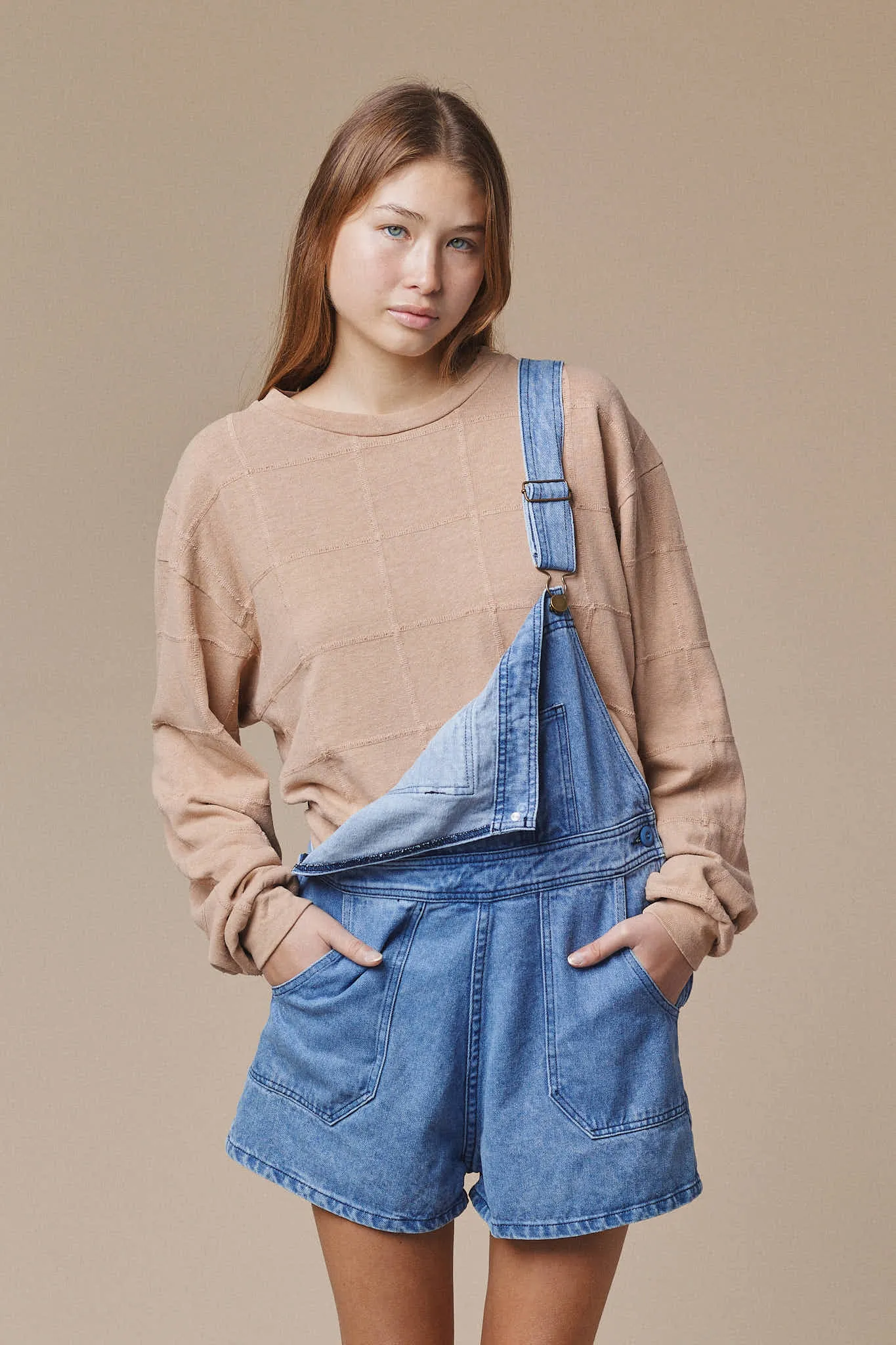 Upcycled Cropped Long Sleeve sold by Jungmaven product image thumbnail 3