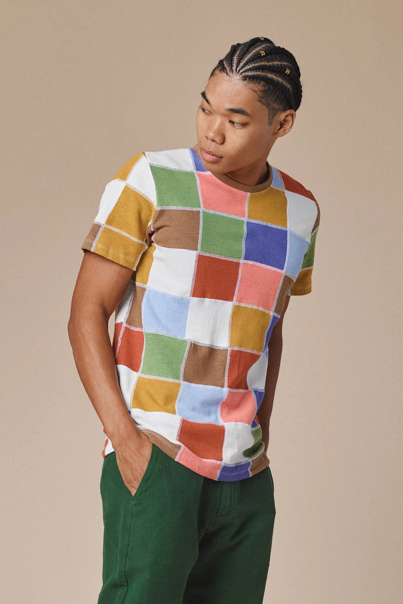 Upcycled Boulder Tee - Multicolored sold by Jungmaven product image thumbnail 2