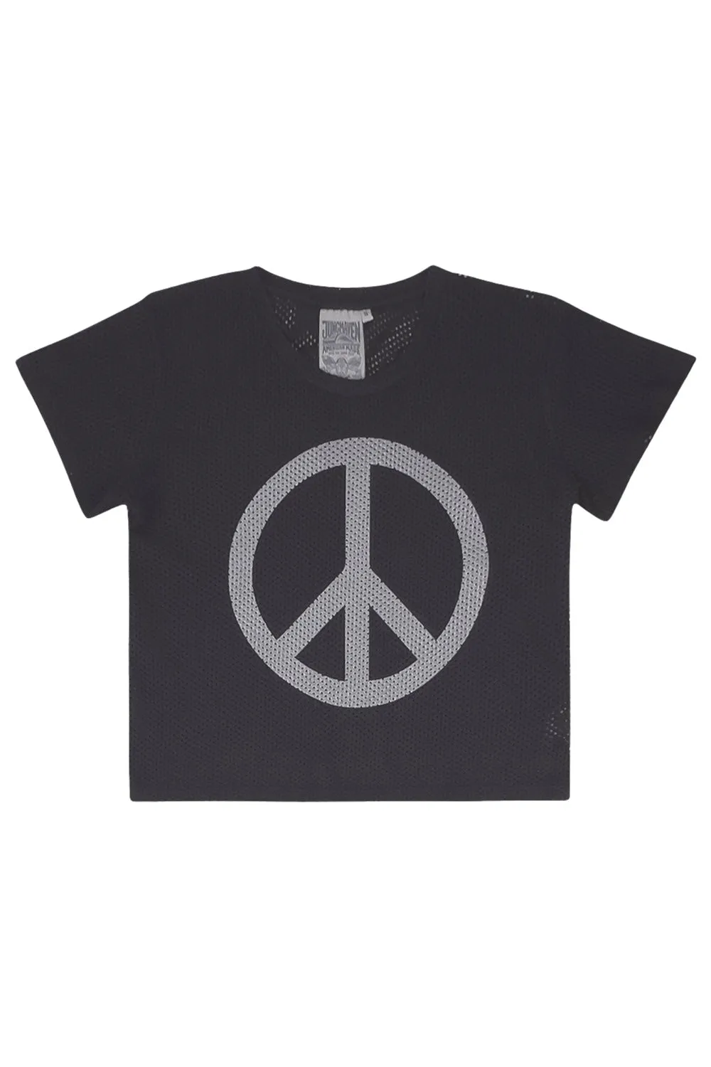 Peace Carmen Mesh Cropped Tee sold by Jungmaven product image thumbnail 2