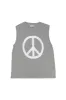 Peace Heathered Malibu Muscle Tee sold by Jungmaven