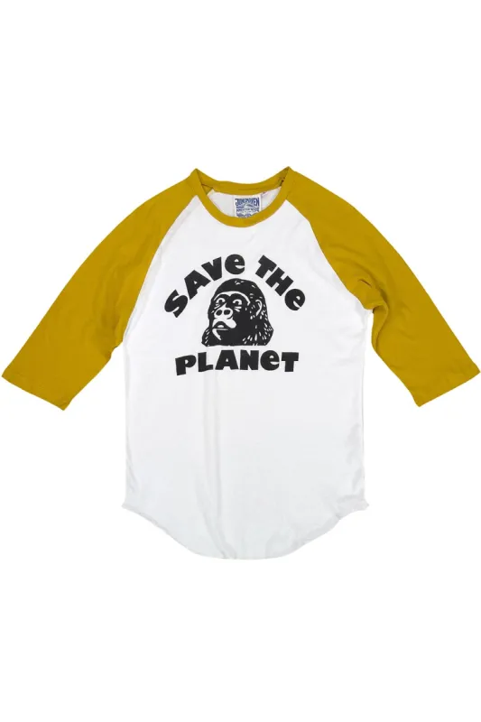 Save the Planet Stones 3/4 Sleeve Raglan sold by Jungmaven