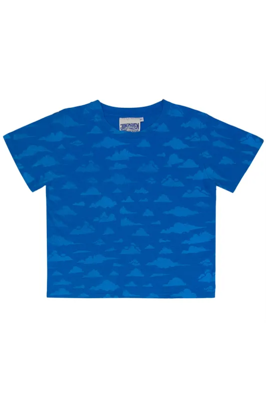 Clouds Cropped Lorel Tee sold by Jungmaven