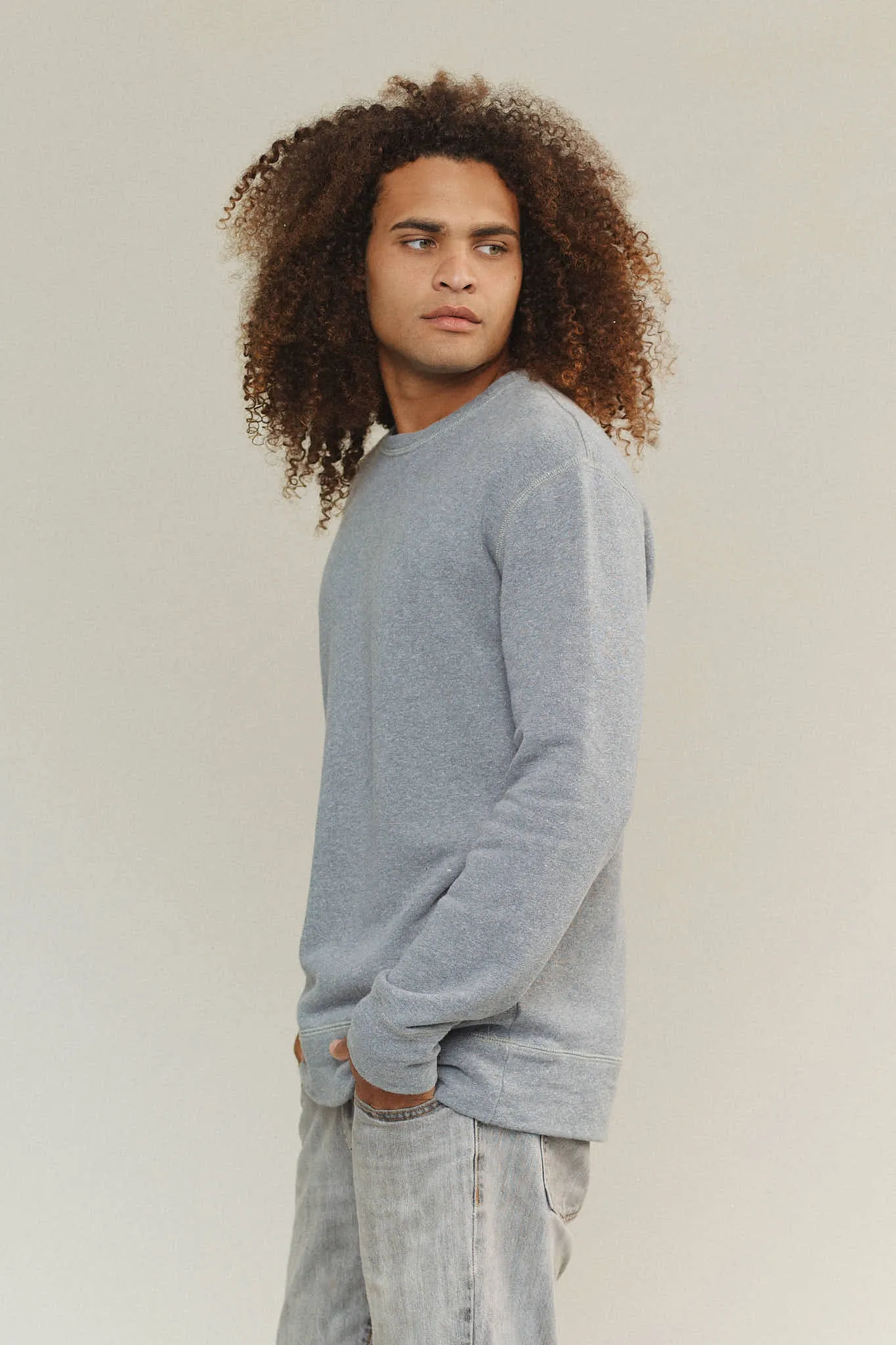 Heathered Fleece Tahoe Sweatshirt sold by Jungmaven product image thumbnail 2