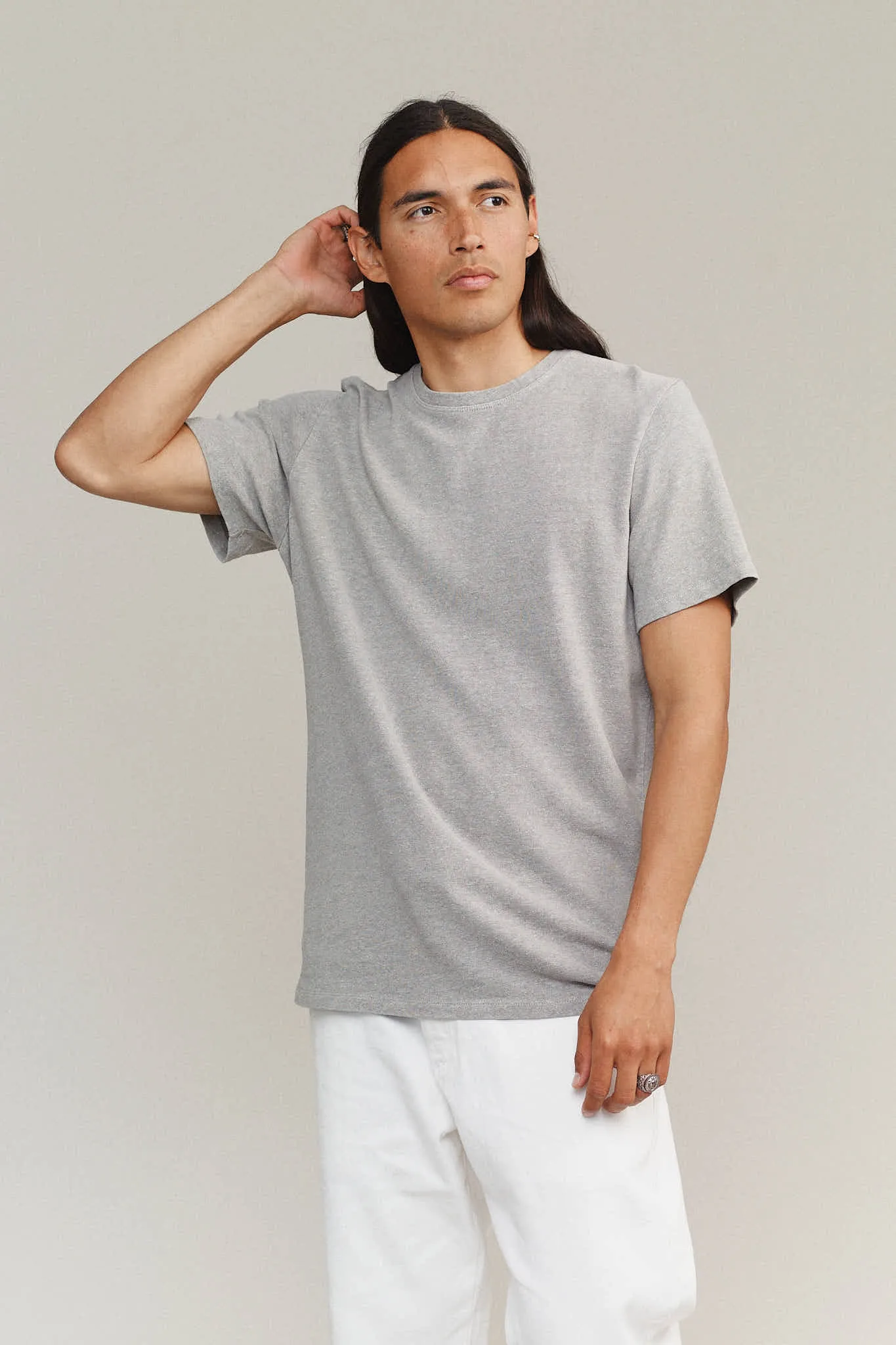 Heathered Boulder Tee sold by Jungmaven product image thumbnail 2