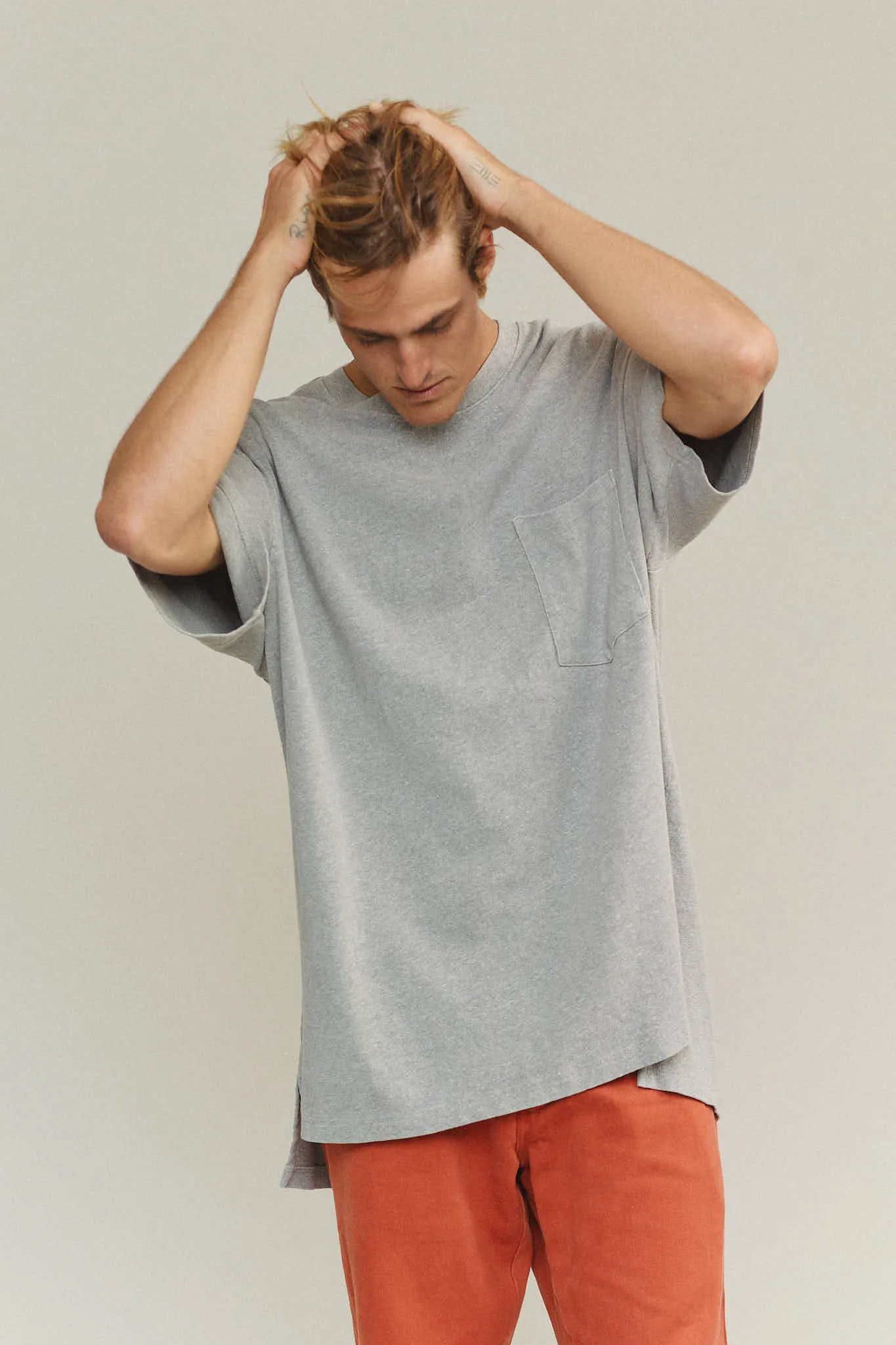 Heathered Big Tee sold by Jungmaven product image thumbnail 2