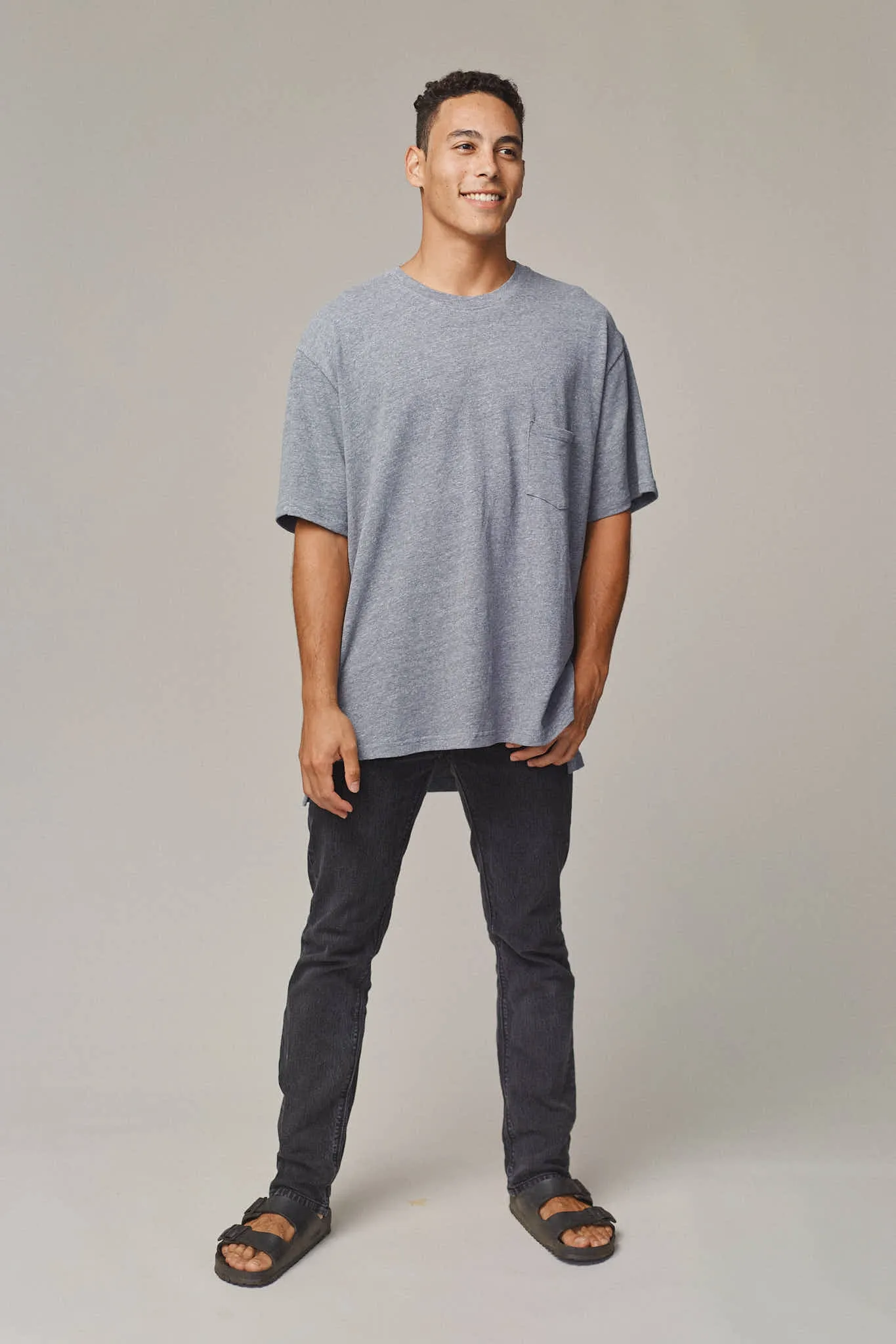 Heathered Big Tee sold by Jungmaven product image thumbnail 5