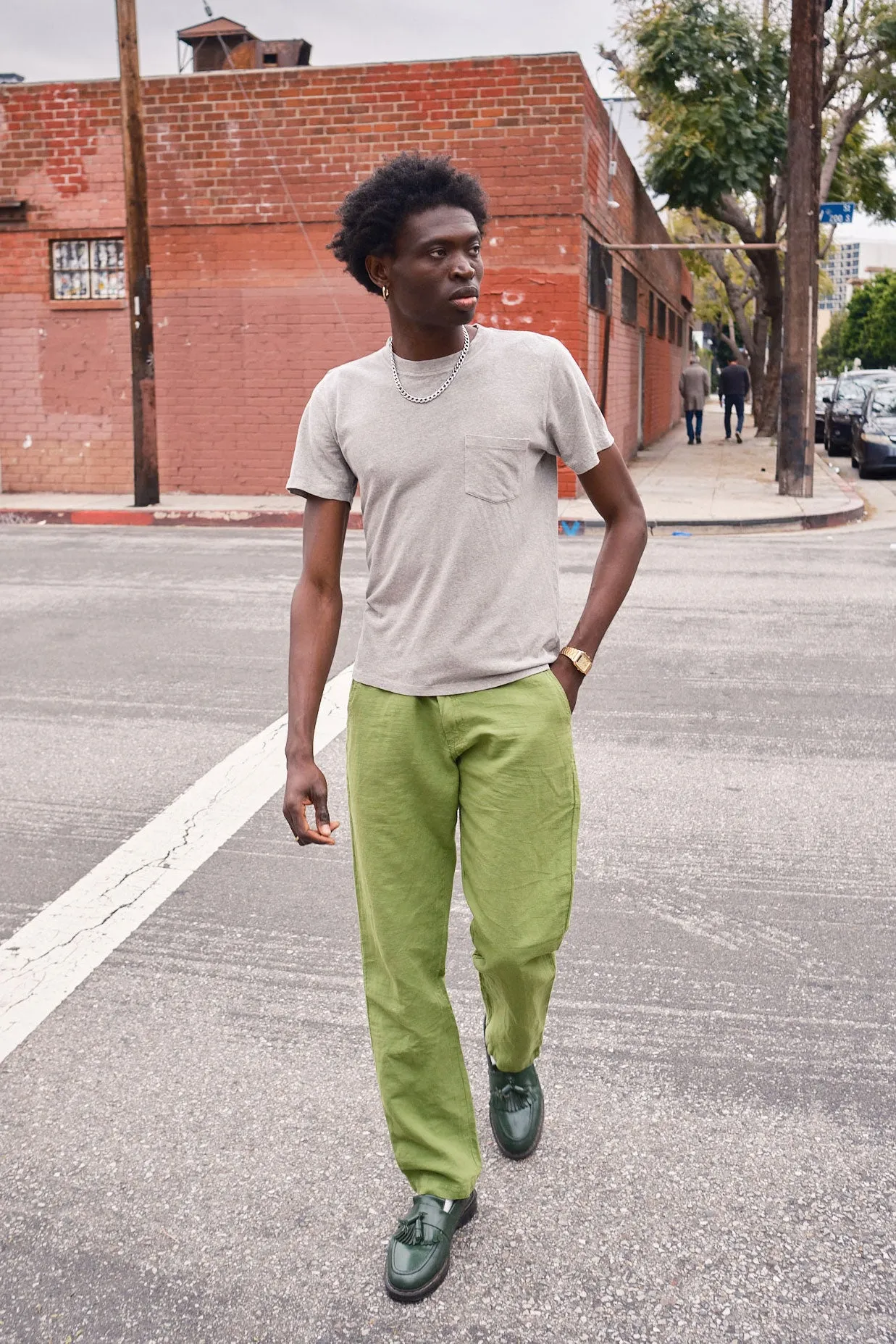 Heathered Jung Pocket Tee sold by Jungmaven product image thumbnail 4