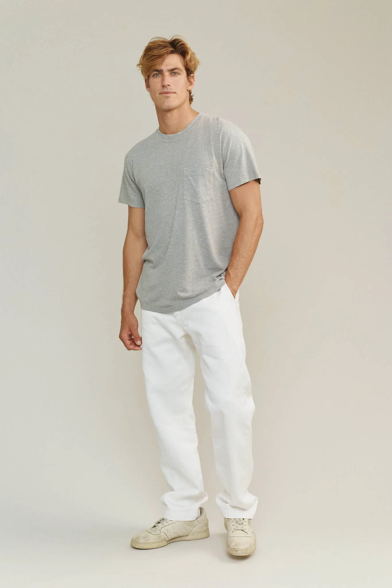Heathered Jung Pocket Tee sold by Jungmaven product image thumbnail 5