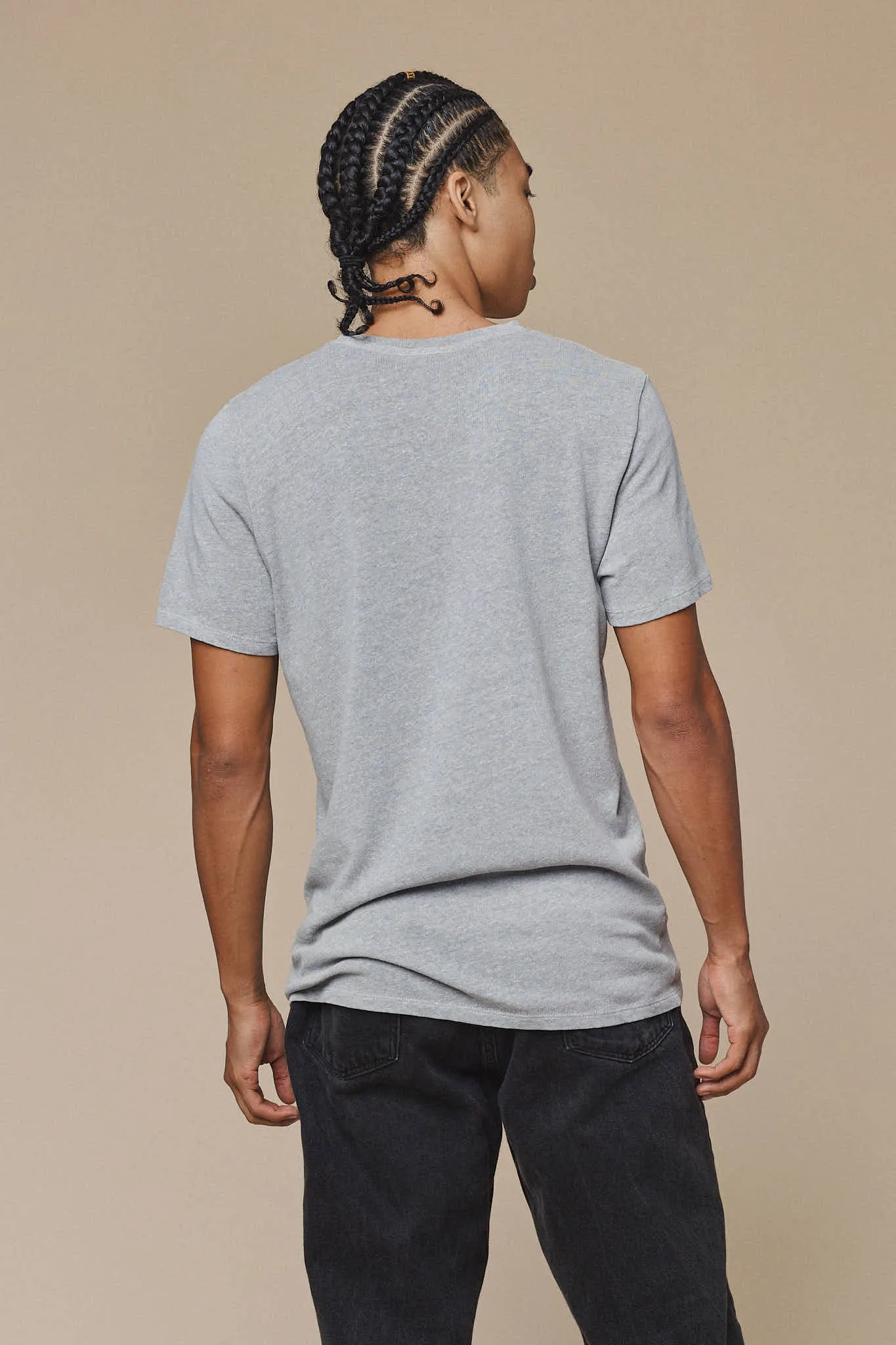Heathered Baja Pocket Tee sold by Jungmaven product image thumbnail 5