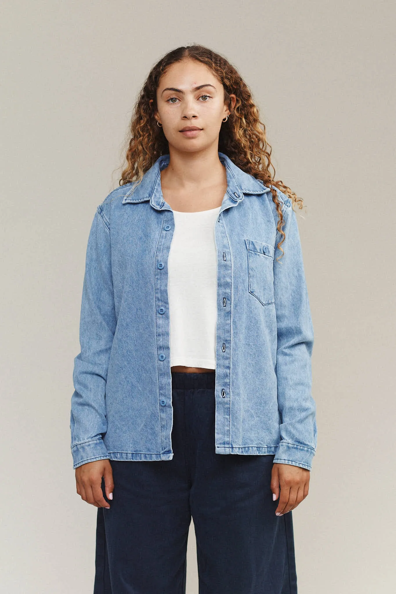 Denim Topanga Shirt sold by Jungmaven product image thumbnail 4