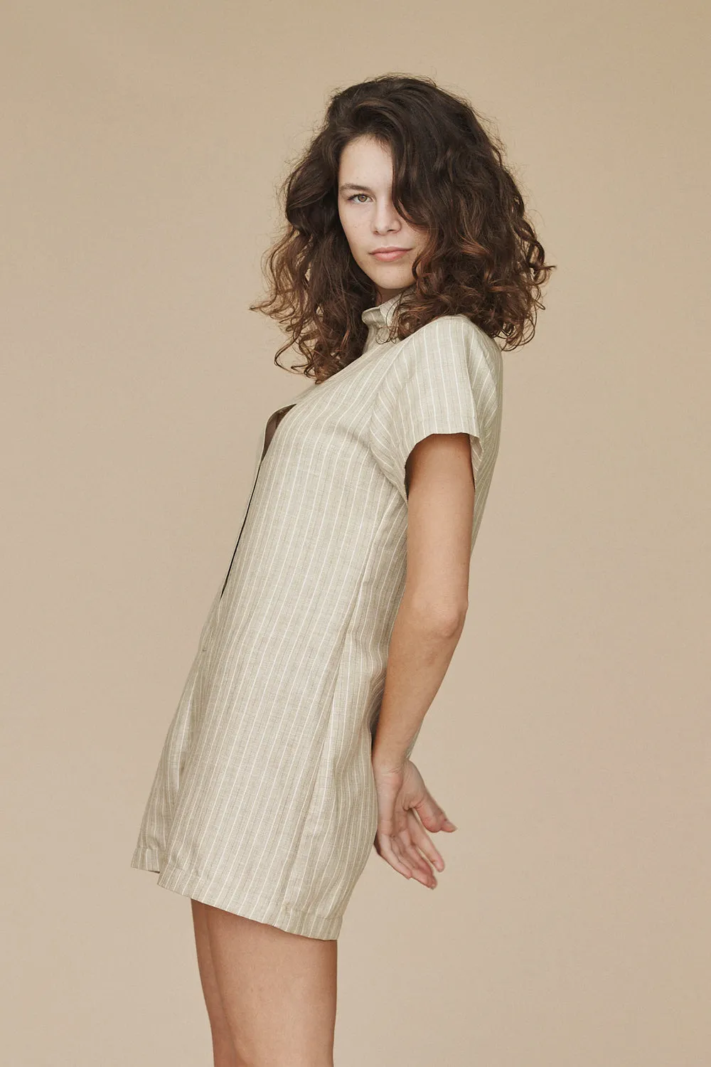 Luxe Stillwater Short Romper sold by Jungmaven product image thumbnail 3