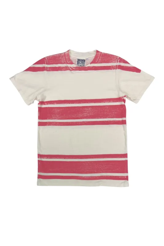 Three Stripe Jung Tee sold by Jungmaven